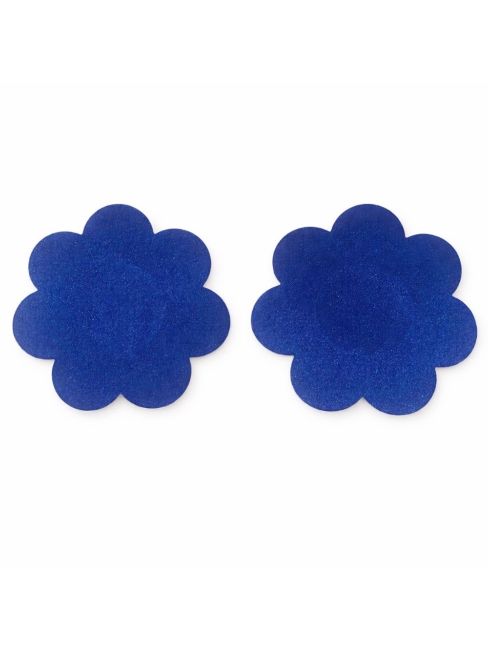 Royal Blue Flower Nipple Pasties Adhesive Covers